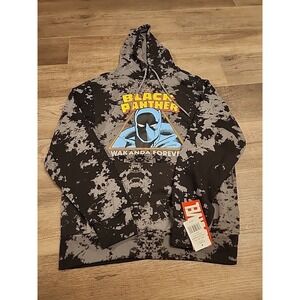 Marvel Black Panther Wakanda Forever‎ Collector Hoodie Tie Dye Men's Size M NWT